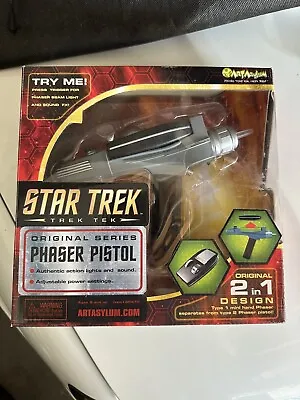 Art Asylum Star Trek TOS Original Series Phaser Pistol 2 In 1 In Original Box • $150