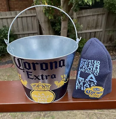 Corona Beer Ice Cool Bucket / Beanie Combo • $25