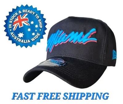 Miami Heat Nba New Era 9fifty Black & Blue Snapback Cap Hat La Ny Nfl Mlb • $35
