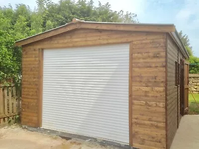 16 X 10 Heavy Duty T&g Loglap Digby Wooden Garage Timber Workshop Shed Fitted • £4969