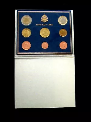 2002 Vatican Rare Official FIRST Official Set 8 Euro Coins UNC John Paul II • $399.99