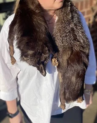 £30 • Buy Vintage Fox Fur Stole Scarf Collectors Theatre Film TV Prop Goodwood- VGC