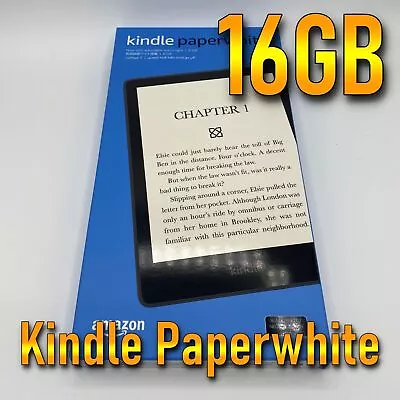 (16GB) Amazon Kindle Paperwhite 5 Latest 11th Generation (2022) Wi-Fi 6.8  Black • $235.66