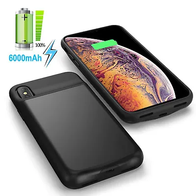$65.54 • Buy External Backup Power Bank Battery Charger Adapter Case For IPhone XS Max / Xr