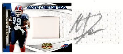 2011 Gridiron Gear Rookie Gridiron Gems Marcell Dareus AUTO BILLS 54/300 • $4.99