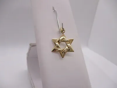 14K Gold Charm Vintage Israel Star Of David! • $295