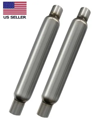 2.5  Universal Glasspack / Muffler 2.5  ID Inlet / Outlet 23  Long (Qty2) • $59.99