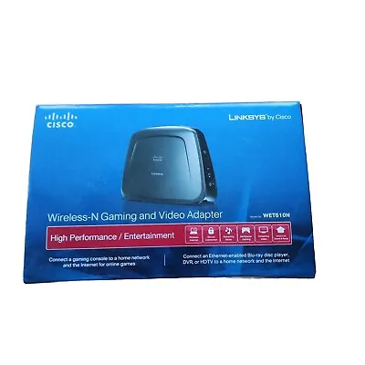 Cisco Linksys Dual-Band Wireless-N Gaming And Video Adaper - WET610N • $29