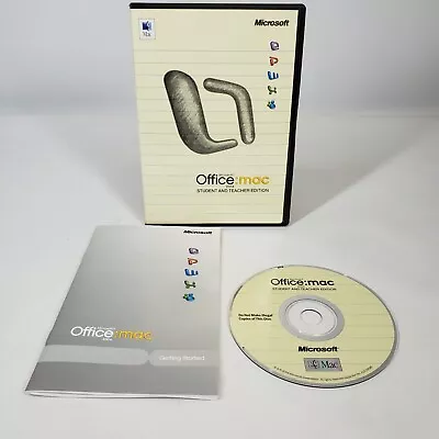 2004 Microsoft Office Mac Student And Teacher Edition 2004 Word Powerpoint Excel • $14.95