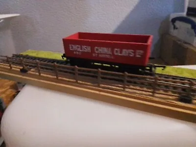 Hornby OO Gauge LWB Open Wagons X3 ENGLISH CHINA CLAYS Ltd. New See Photos • £10.49