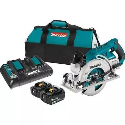 Makita XSR01PT 36V (18V X 2) LXT Brushless Rear Handle Circular Saw Kit (5.0Ah) • $250