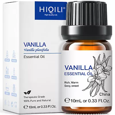 HIQILI 10ml Essential Oils 100% Pure Natural Diffuser Aroma Fragrances Skin Care • £3.99