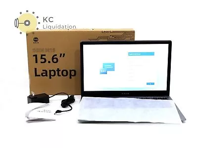 SGIN M15 15.6  Laptop Intel Celeron Quad-Core 4GB RAM 128GB SSD Windows 11 Home • $140.99