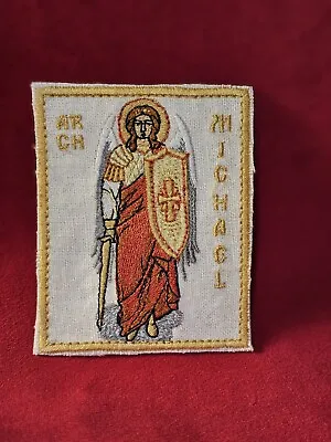 Handcrafted St. Michael Mini Pocket Icon 3x4 Inches • $17.99