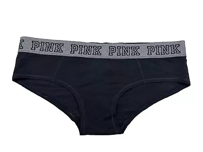 Victoria's Secret VS PINK Logo Cotton Hiphugger Low Rise Hipster Size Large NWT • $9.45
