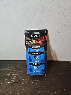 Sony DVC Premium 60 Digital Video Mini Cassette Pack Of 5 • $29.99