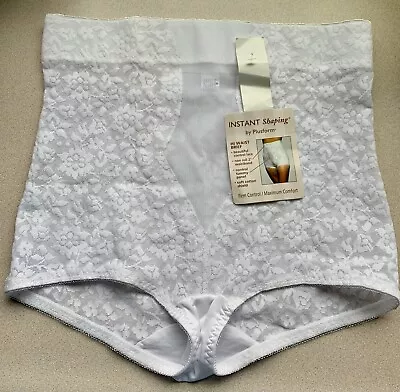 NEW Old Stock With Tags Plusform Instant Shaping Hi Waist Briefs Size XL • $9.99