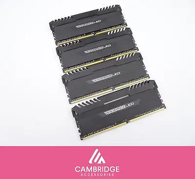Corsair VENGEANCE LED 32GB DDR4 DIMM (4x8GB) RAM Kit CMU32GX4M4C3000C15 • £99.99