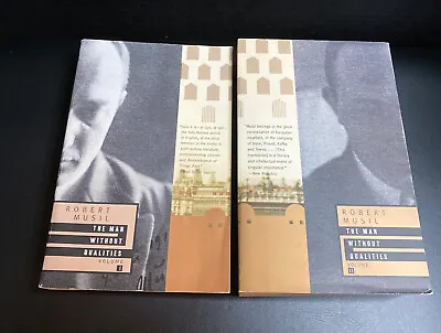 The Man Without Qualities By Robert Musil Volume I & II Paperback • $50