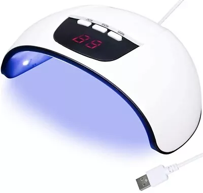 54 W LED UV Lamp For Gel Nails  Curing Light Jewelry Casting Kit USB Timer • $17.95
