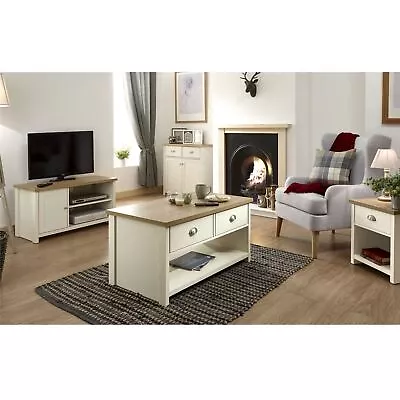 Lancaster Coffee Table Lamp Table Tv Stand Cabinet Sideboard Console Table Cream • £109.99