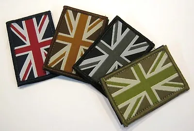 £3.90 • Buy Union Jack Patch With Hook And Loop Backing