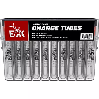 ELK Muzzleloader Powder Charge Measuring Tubes (20 Pack Case Included) • $28.99