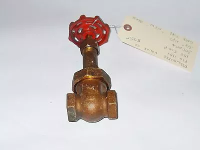 3/4  NPT Brass Gate Type Valve 300 W.O.G 150 S.W.P. Milwaukee Valve Co.  • $45