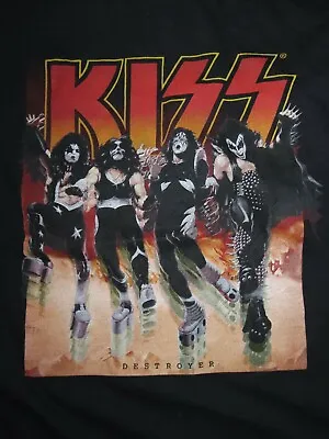 2016 KISS  Destroyer  GENE SIMMONS PAUL STANLEY PETER ACE FREHLEY (LG) T-Shirt • £28.91