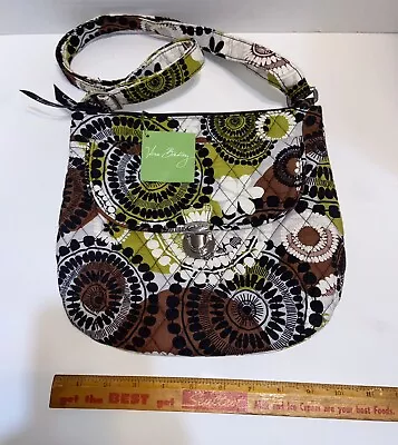 Vera Bradley Saddle Hipster Cocoa Moss NWT FALL Purse Handbag NEW WITH TAGS RARE • $14.28