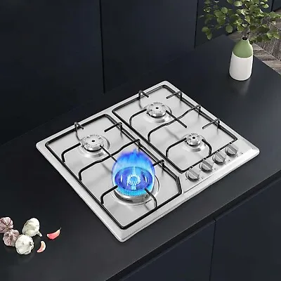 4/5 Burners Built In Gas Cooktop Stainless Steel Stove NG/L-P-G Gas Hob Cooker • $132.05