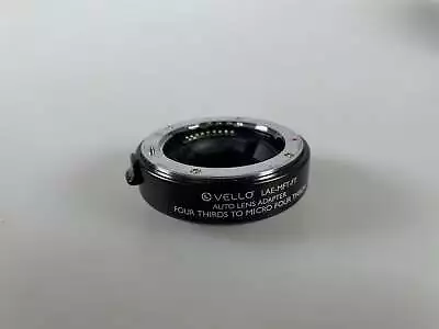 Vello LAE-MFT-FT Four Thirds To Micro Four Thirds Auto Lens Adapter With Caps • $49.99