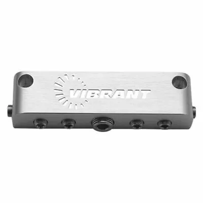 Vibrant Performance 2690 - Aluminum Vacuum Manifold Anodized Silver • $67.97