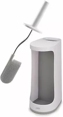 Joseph Joseph Flex Store Toilet Brush With EXTRA-LARGE Caddy - Grey/White • $63.86