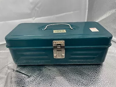 Vintage Union Steel Utility Metal Tool Box Case 2011 Western Auto Cedar City Ut • $39.99