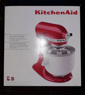 £95 • Buy KitchenAid Ice Cream Maker Attachment