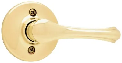 $15 • Buy Kwikset 94880-552, Dummy Doorknob, Dorian, Polished Brass, FREE SHIPPING 