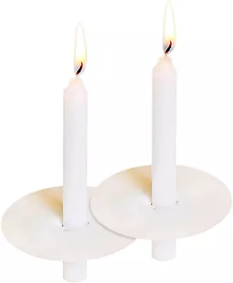 200 Church Candles With Drip Protectors - No Smoke Vigil Candles Memorial Candl • $45.99