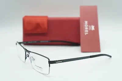 Morel Lightec Oga 30125s Sp07 Black Eyeglasses Frames 53-17 Made In France • $154.99