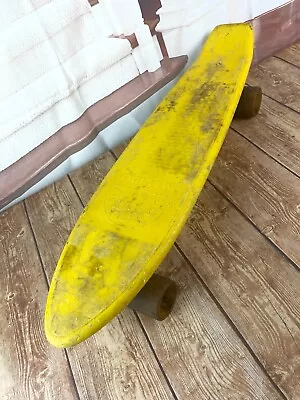 Vintage Skateboard Malibu Yellow Plastic  • $35.30