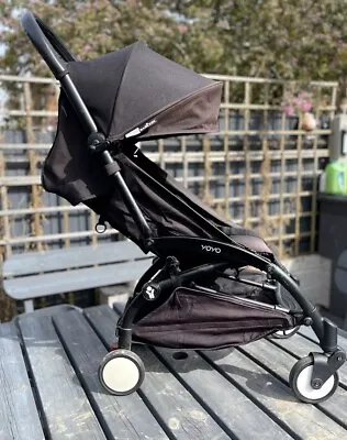 Babyzen Yoyo 2 Stroller Buggy In Black Foldable Hand Luggage Holiday Travel • £249.99