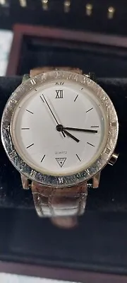 Vintage Guess Watch Silver New Battery • $7.20