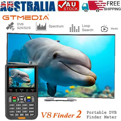 DVB-S2/S2X Satellite TV Signal Finder Meter 3.5  LCD Screen Align Satellite Dish • $73.99