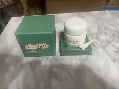 Empty La Mer The Moisturizing Cool Gel Cream Jar Box & Spatula-empty No Cream • $19.99