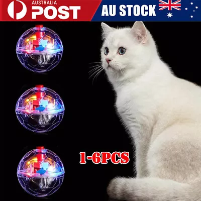 1-6x Ghost Hunting Motion Light Up Balls Flash Paranormal Equipment Pet Cat Toys • $12.77