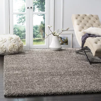 SAFAVIEH Milan Shag Collection SG180-8080 Grey Rug • $151.46