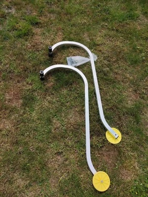 £16 • Buy Ladder Roof Hook & Wheels - Convert Your Ladder To A Roof Ladder