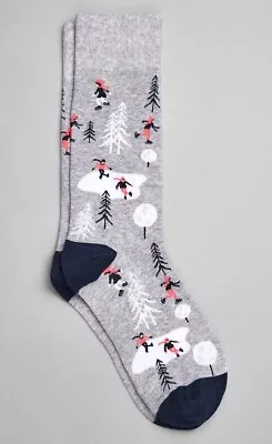 Jos. A. Bank  Christmas Patterned Socks 1 Pair.  Color: Ice Skate • $12.99