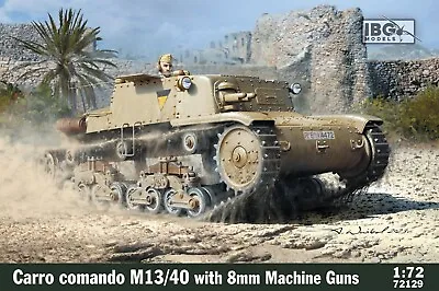 1/72 72129 IBG Carro Comando M13/40 With 8mm Breda Machine Guns • $15.35