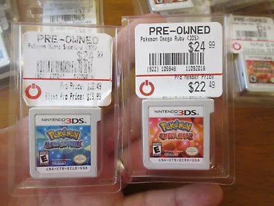$133.41 • Buy Pokemon: Alpha Sapphire & Omega Ruby Nintendo 3DS LOT AUTHENTIC ONLY CARTRIDGE